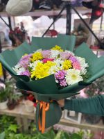 Renkli Papatya ve Gül Buketi