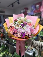 Pastel Bahar Çiçek Buketi