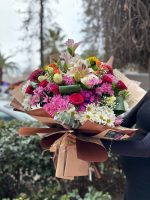 Renkli Bahar Aranjman Buketi