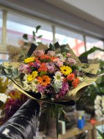 Renkli Mevsim Çiçekleri Buketi